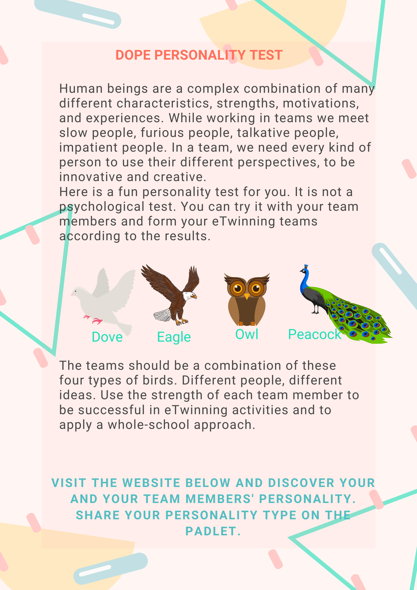 dope-bird-4-personality-types-test-printable-online-version-printable